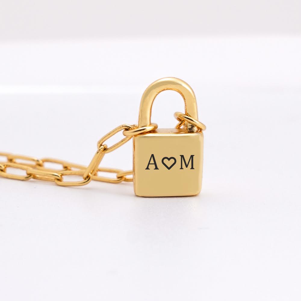 Personalized Lock Necklace