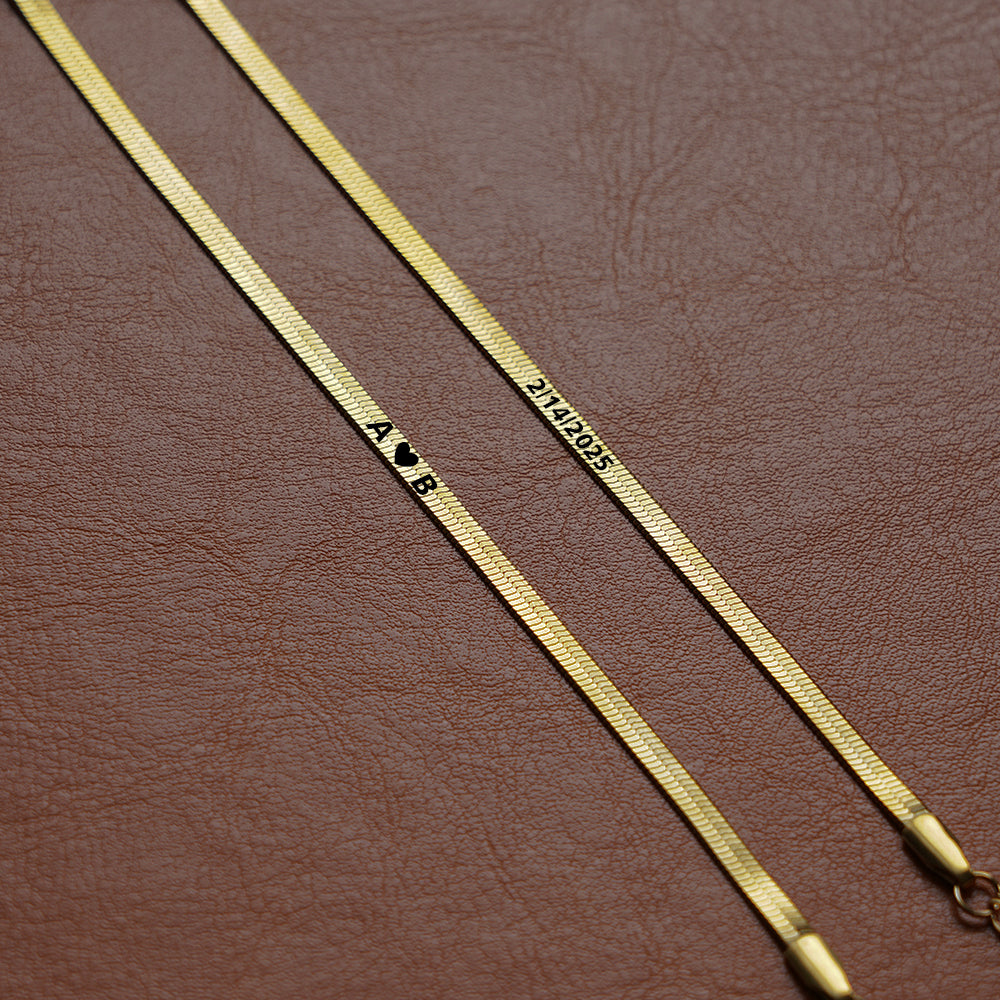 Engraved Rope Bracelet Set