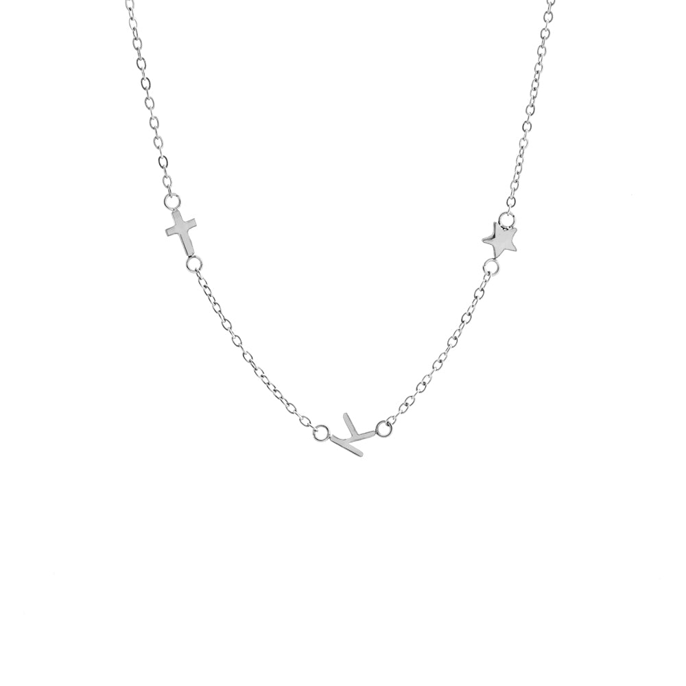 Dainty Trio Pendant Necklace