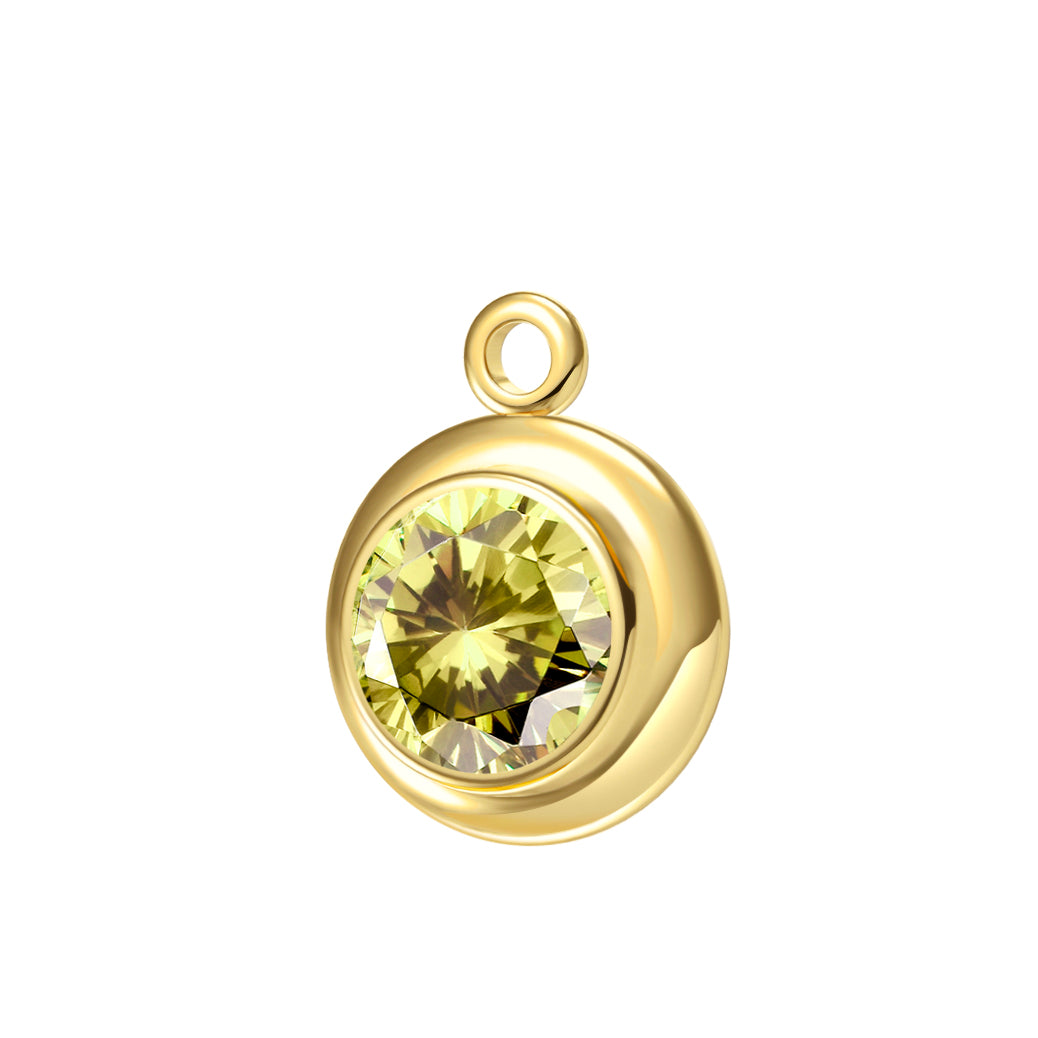 Permanent Bracelet Birthstone Charm