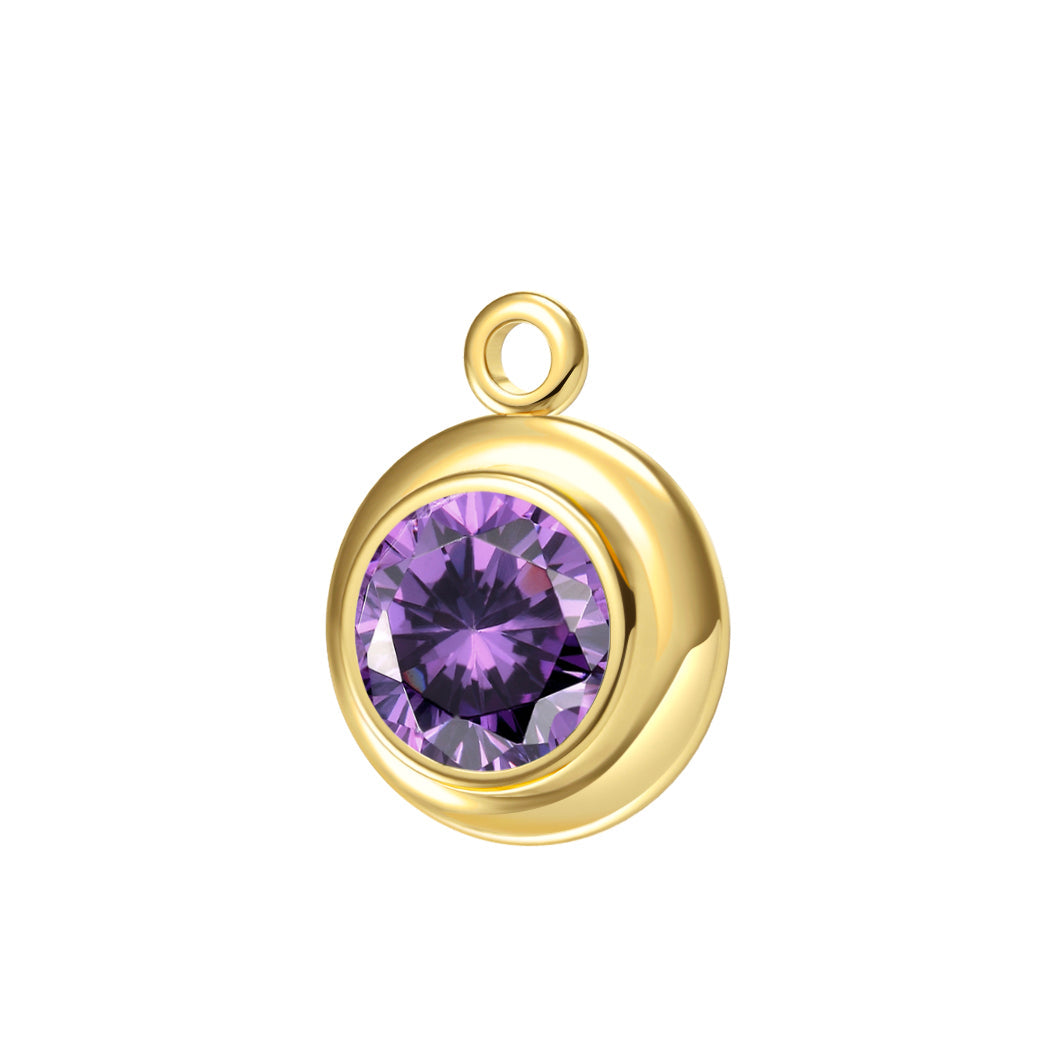 Permanent Bracelet Birthstone Charm