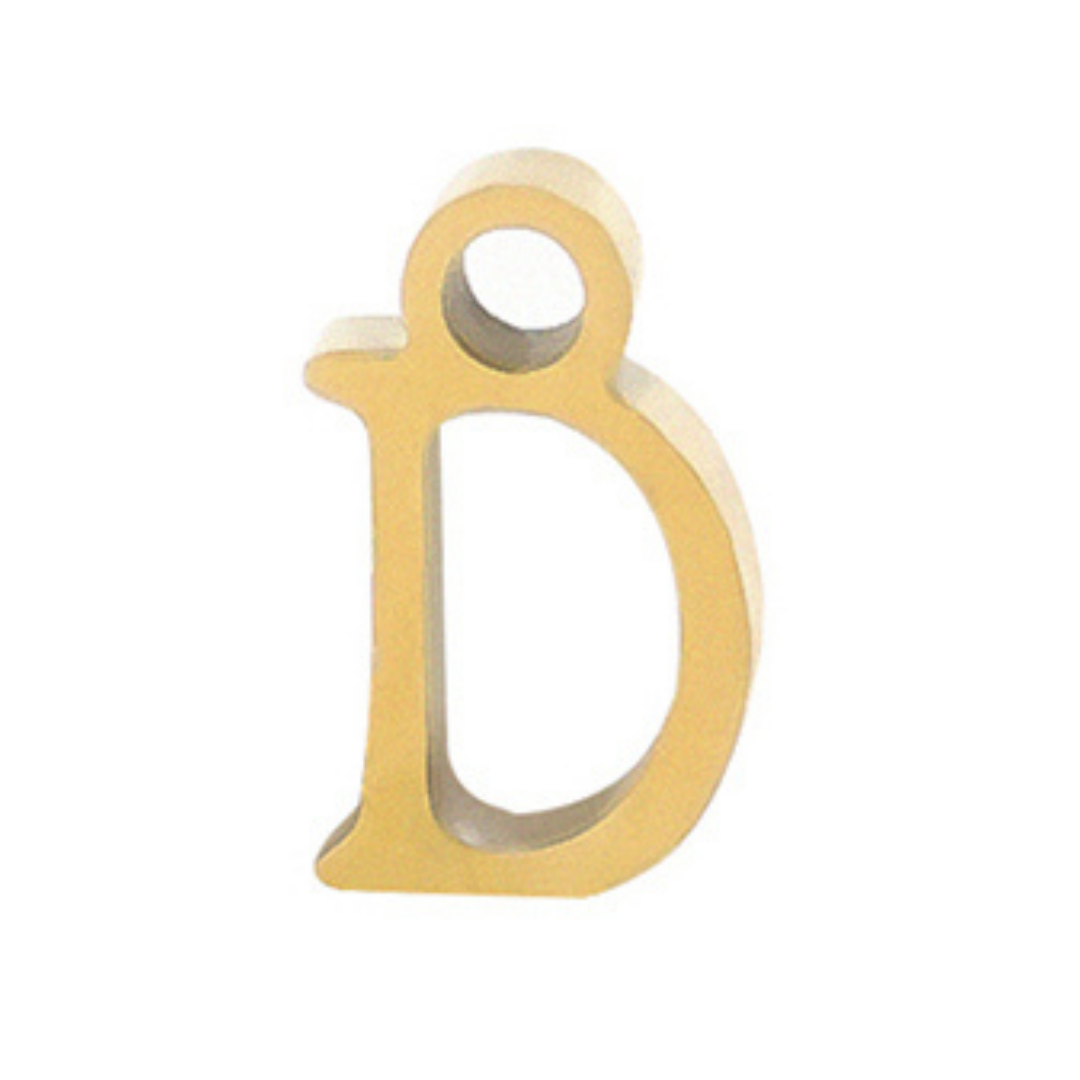 Permanent Bracelet Letter Charm #2