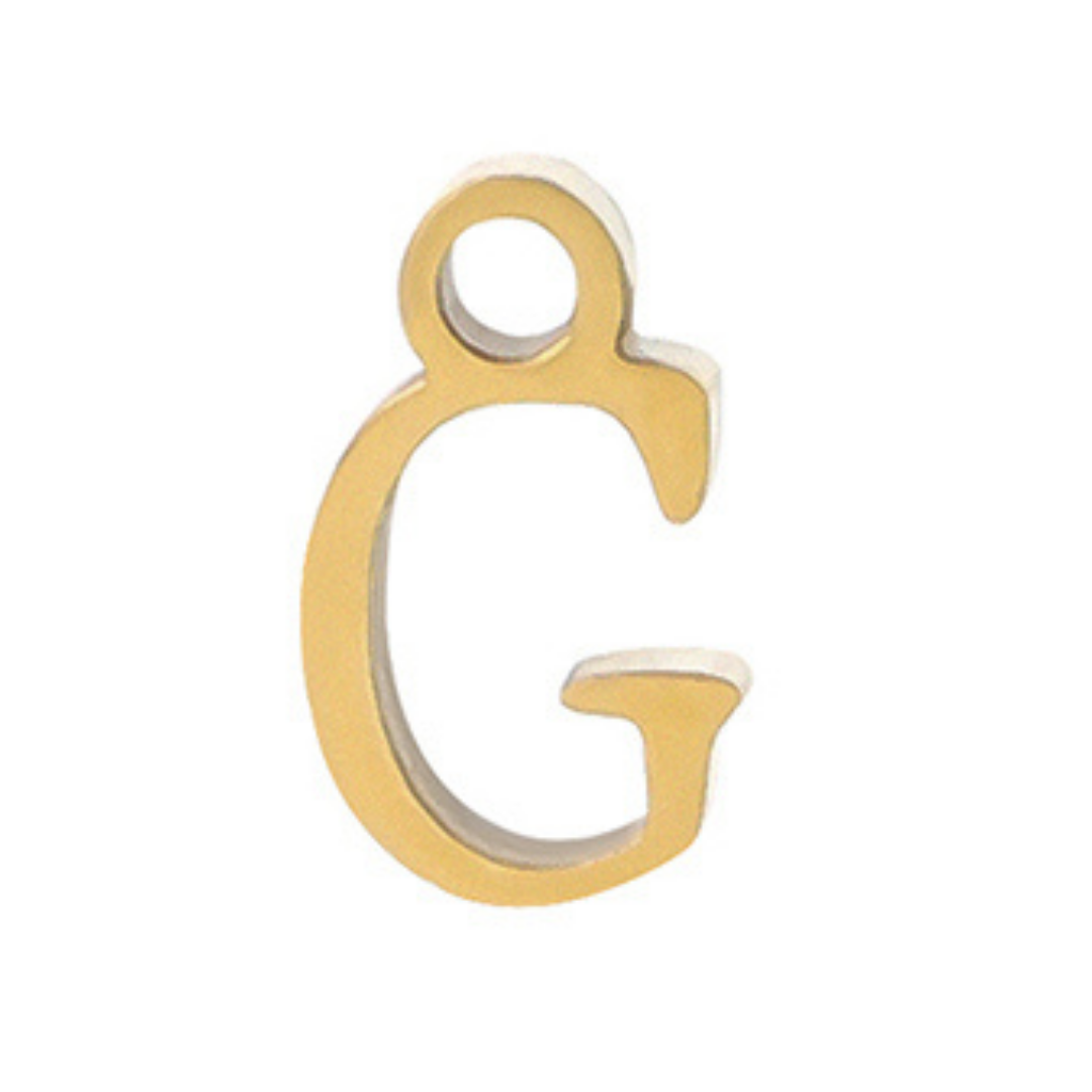 Permanent Bracelet Letter Charm #2