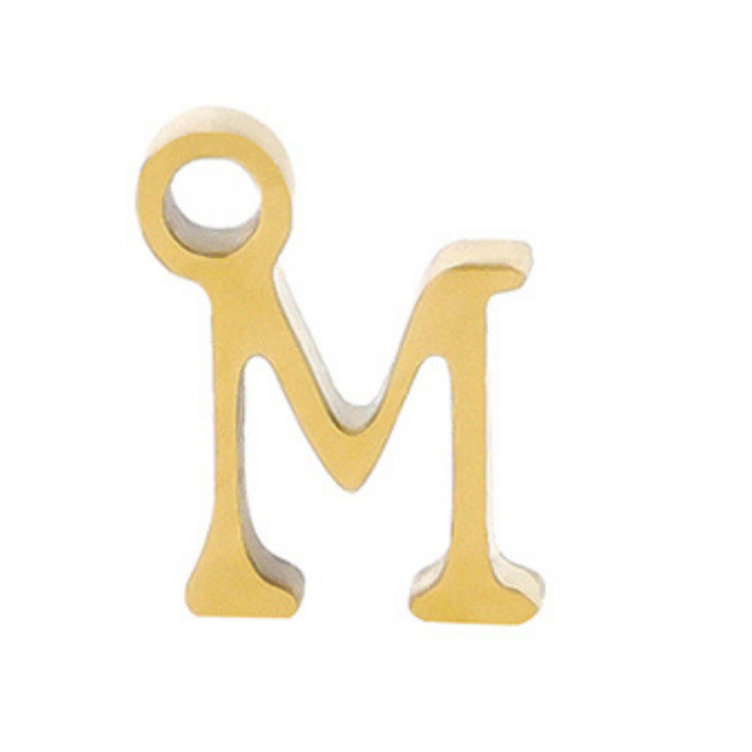 Permanent Bracelet Letter Charm