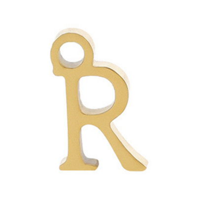 Permanent Bracelet Letter Charm