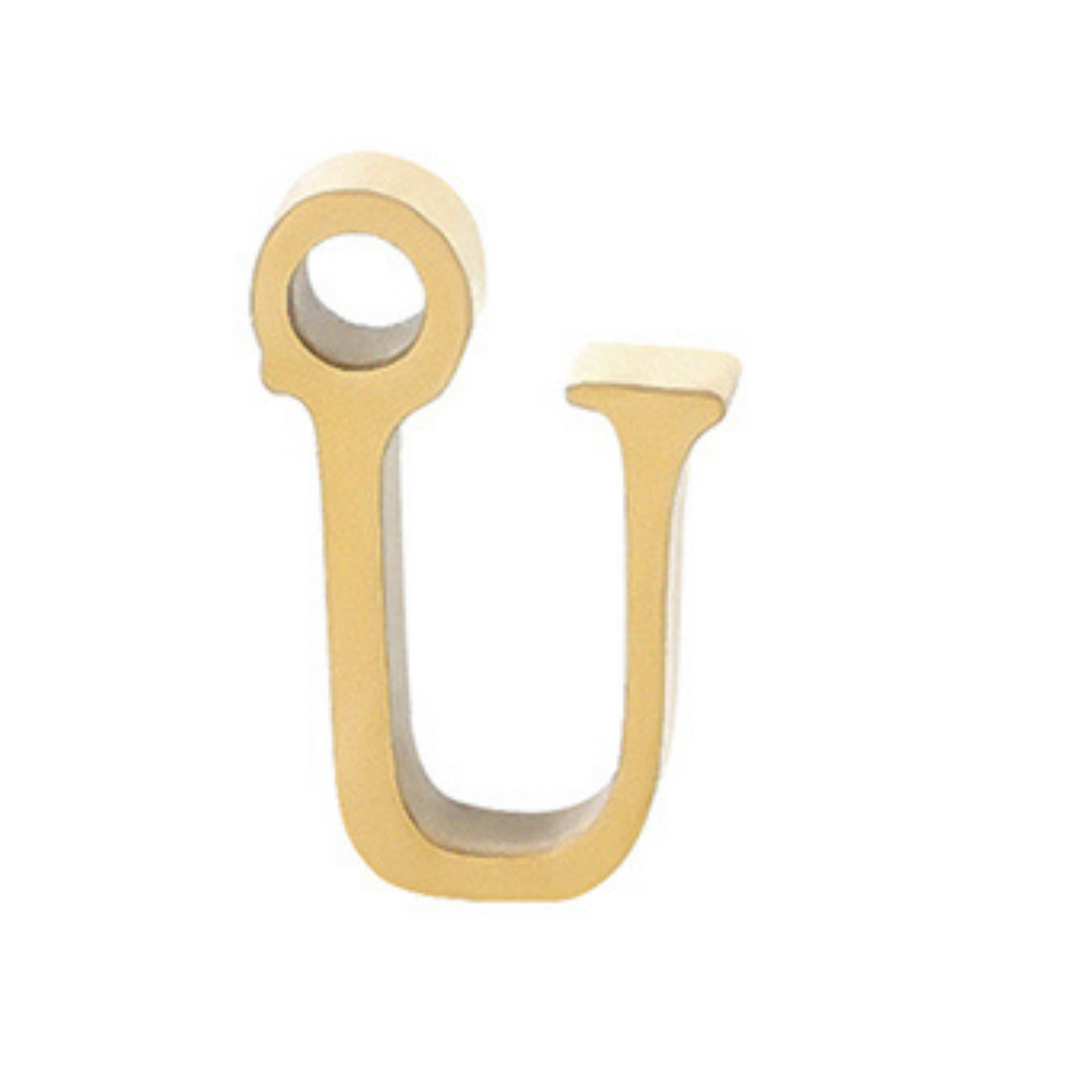 Permanent Bracelet Letter Charm