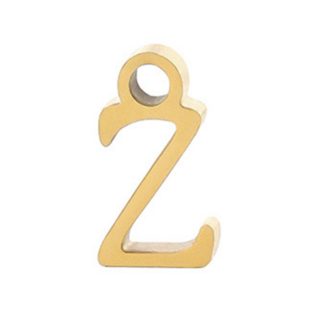 Permanent Bracelet Letter Charm #1