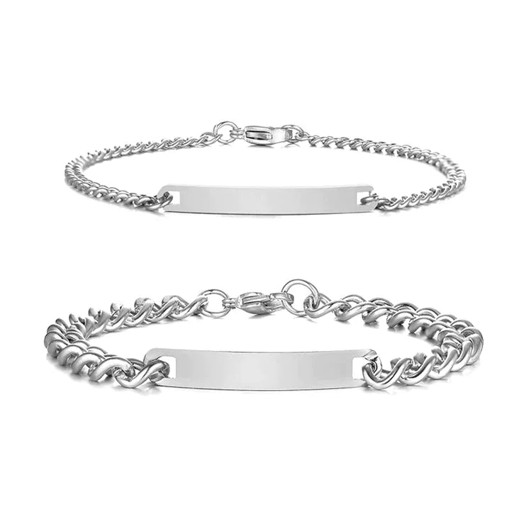 Engraved Bracelet Set