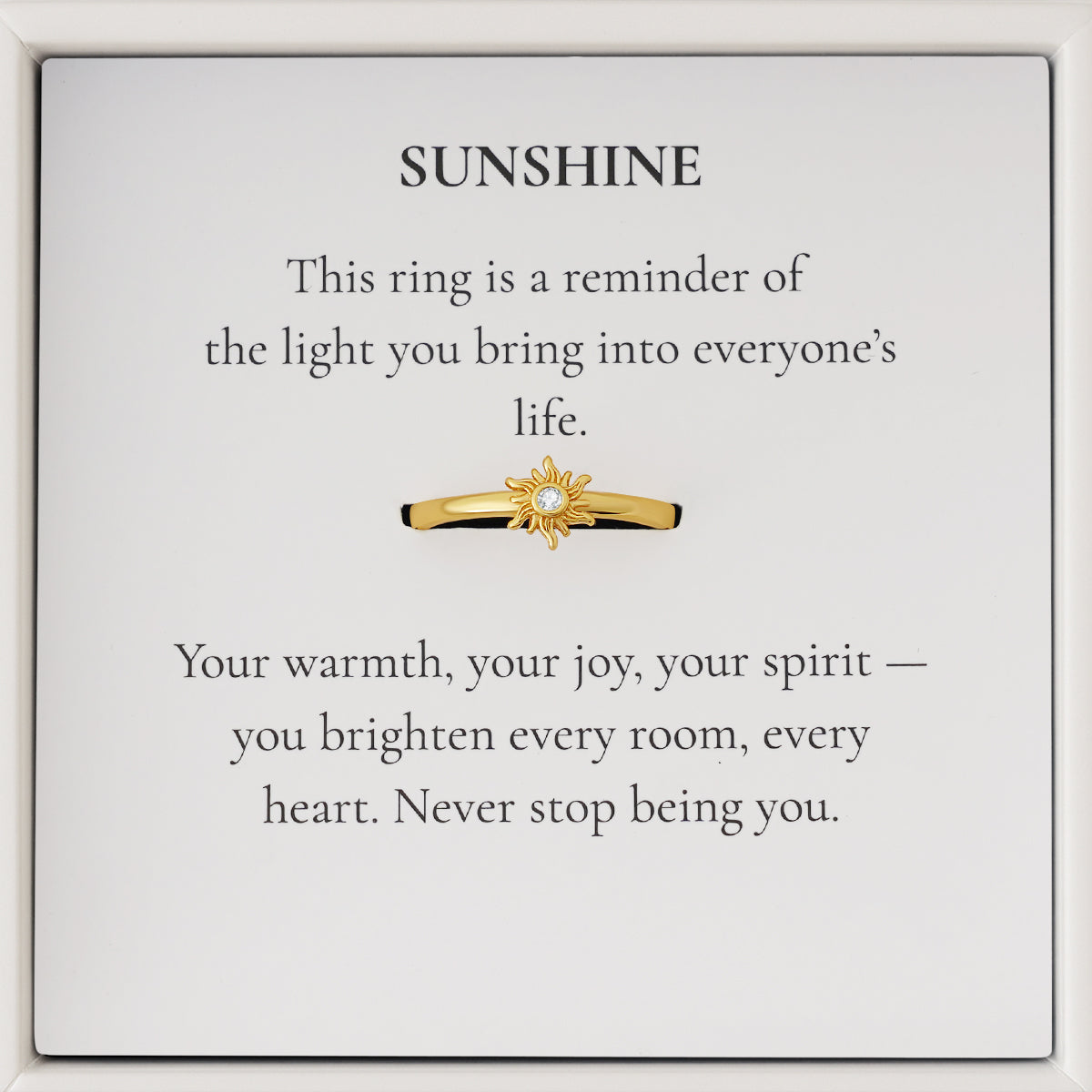 Sunshine Ring
