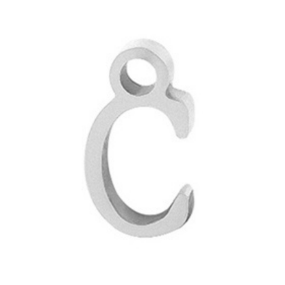 Permanent Bracelet Letter Charm #1