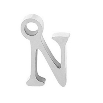 Permanent Bracelet Letter Charm #1