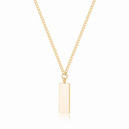 Custom Engraved Minimal Necklace