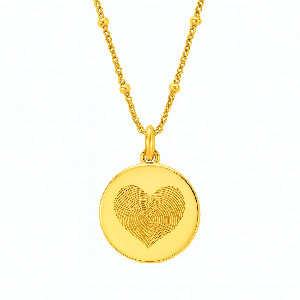 Heart Fingerprint Necklace