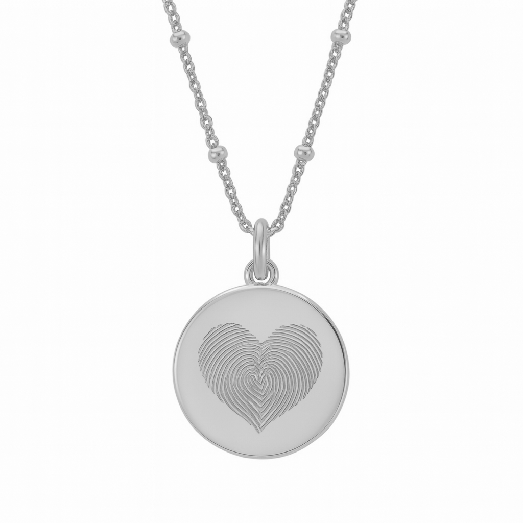 Heart Fingerprint Necklace