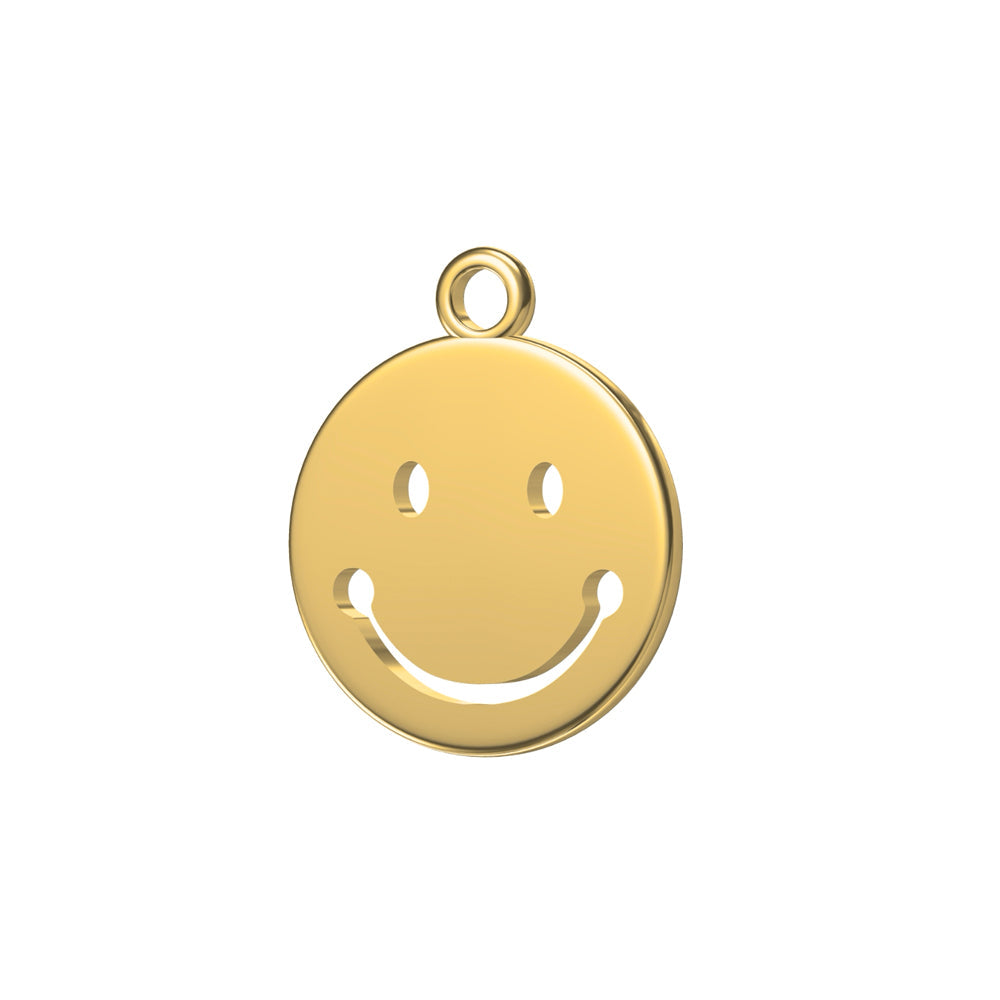 Permanent Bracelet Smiley Face Charm