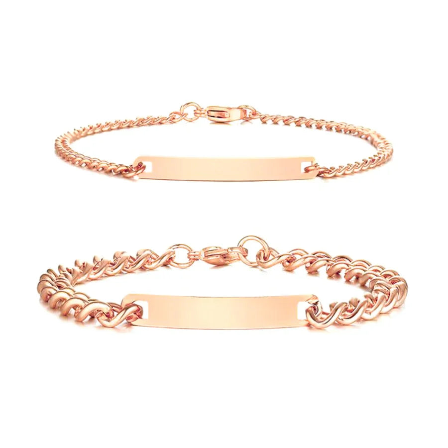 Engraved Bracelet Set